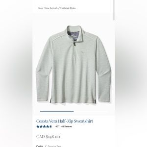 Tommy Bahama 1/4 Zip